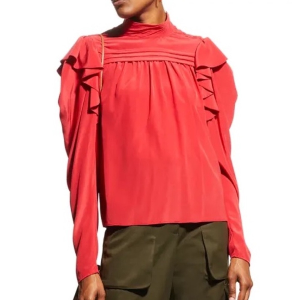 Elegant Red Women's Top
